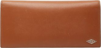 Cartier Brown Leather Coin Purse/Coin Case (Pre-Owned)