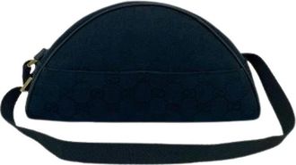 Gucci Pre-owned GG Canvas Leren Mini Handtas - Dames - Vintage Schoudertas - Zwart - ONE Size - Leer - Vintage