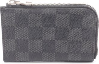 Louis Vuitton Black Damier Graphite Coated Canvas Coin Purse/Coin Case (Pre-Owned)