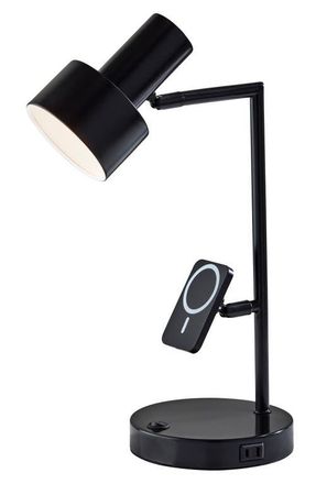 Adesso Rowe Supercharger LED Desk Lamp in Black at Nordstrom