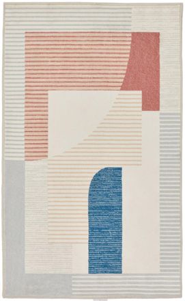 Gino Falcone Alfombra de ba&ntilde;o mullida - gris multicolor 70x120 cm