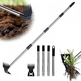 OEM Desmalezador De Mango Largo: Desmalezador Manual De 152 Cm (60 Pulgadas), Desmalezador Resistente Para Jard&iacute;n, C&eacute;sped, Patio Y Huerto