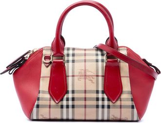 Burberry Pre-owned Burberry Small Haymarket Check Coated Canvas Blaze Satchel Ladies 7WWUAWOM74FSC1HE