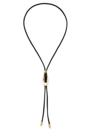 Christophe Lemaire Snake Bolo Tie Nappa Necklace - Gold - One Size