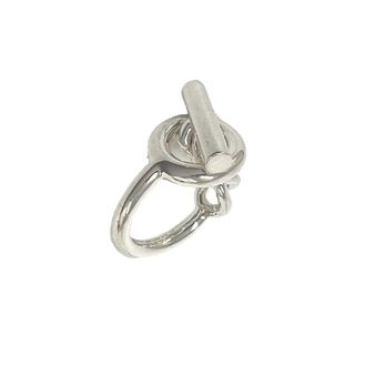 Herm&egrave;s Silver Silver 925 Band Ring (Pre-Owned)