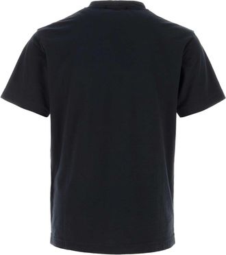 Stone Island Navyblue Exterior: Cotton T-Shirt T-shirts And Polos