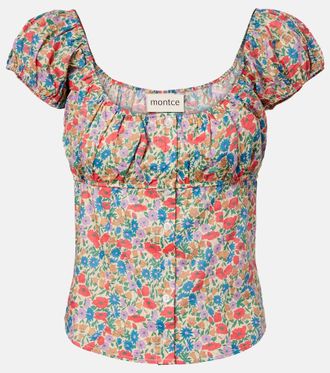 Montce Swim Millie floral cotton top
