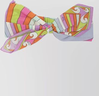 Pucci iride knot detail rectangular headband
