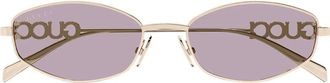 Gucci Sunglasses Gg1802 S 003 Gold/Purple Women