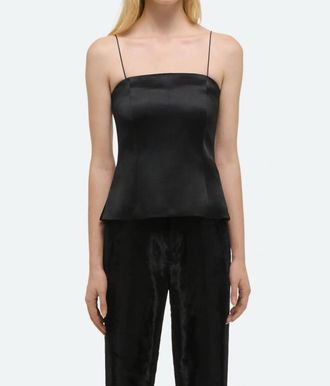 Helmut Lang Minimal Slip Top In Black