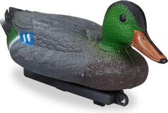 OEM Pato De Pl&aacute;stico, Nadador, Resistente A La Intemperie, Figura Para Estanque, Jard&iacute;n, Multicolor, 1 Pieza