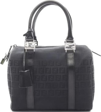 Fendi 2010s mini Zucchino boston tote bag - Blue