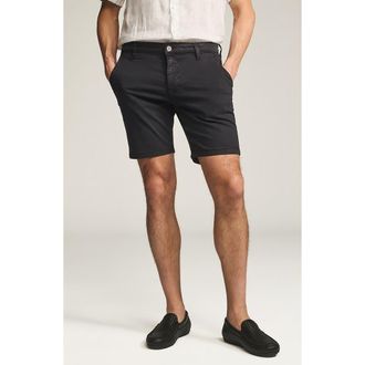 34 Heritage Arizona Slim Fit Flat Front Chino Shorts in Navy Twill at Nordstrom, Size 31