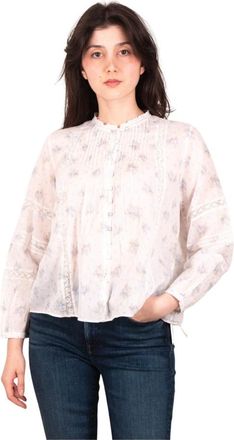 LoveShackFancy Lita Blouse - Dames - Blouses - Veelkleurig - L - Overhemden