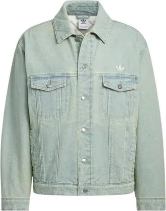 adidas Washed Denim Padded Jacket Asia Sizing Medium Blue Denim KC2624