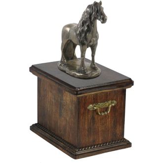 OEM Caballo Fris&oacute;n I - Urna Para Cenizas De Caballo, Urna Con Estatuilla, Elegante Urna Con Caballo De Art-dog