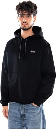 Dolly Noire Asso di Bastoni Hoodie - Heren - Hoodies - Zwart - L - Katoen - Hoodies & sweatvesten