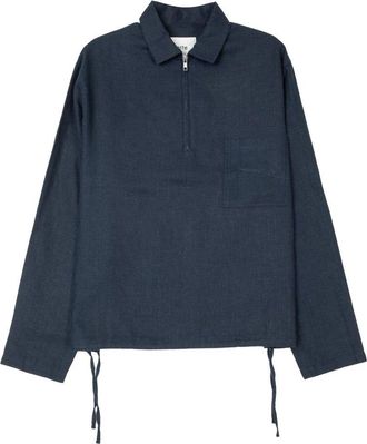 Arte Linen Quarter Zip Pullover