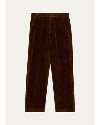 Moncler Mens Corduroy Straight-Leg Trousers