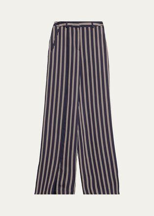 Jason Wu Striped Wide-Leg Trousers