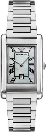 Emporio Armani Gino Dames Zilveren Horloge AR11664