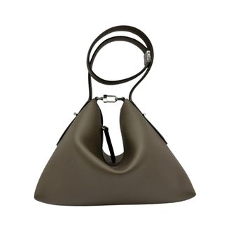 Toteme Tassen, Dames, Groen, ONE Size, Leer, Polsband