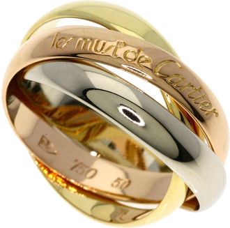 Cartier Yellow Gold (18K) Pink Gold (18K) White Gold (18K) Band Ring (Pre-Owned)