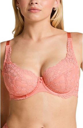 Hunkem&ouml;ller Daisy Non-Padded Underwired Bra in Pink at Nordstrom, Size 36Ddd
