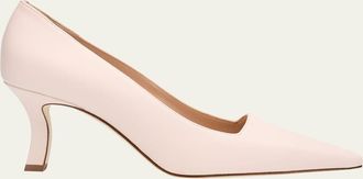 Manolo Blahnik Moiralo Leather Pumps