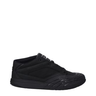 Givenchy Black Fabric Low Top Mens Sneakers