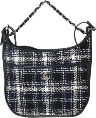 Chanel Pre-owned Vintage Schoudertas - Dames - Vintage Schoudertas - Veelkleurig - ONE Size - Katoen - Vintage