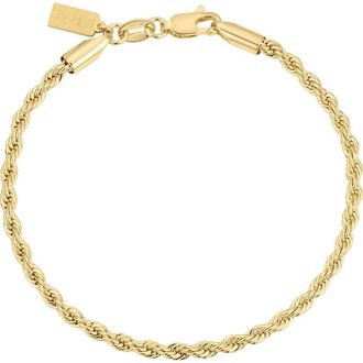 Set & Stones Loren Rope Bracelet in Gold at Nordstrom