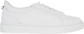 Kiton Sneakers Deerskin - Dames - Sneakers - Wit - 38 EU - Leer - Schoenen