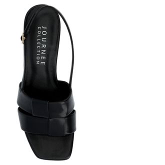 Journee Collection Tabatha Black TABATHA-BLK Womens
