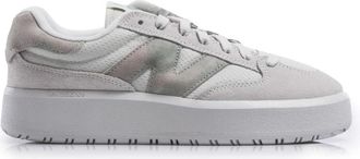 New Balance Witte Leren Unisex Sneakers Ct 302Ctb - Dames - Sneakers - Grijs - 40 EU - Leer - Schoenen