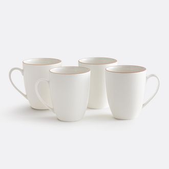 La Redoute Interieurs Set van 4 mokken in porselein, Malo