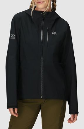 Outdoor Research Freewheel Stretch Rain Jacket in Black at Nordstrom, Size X-Small
