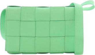 Bottega Veneta Pre-owned Cross Body Bags, female, Green, Size: ONE SIZE Pre-owned The Cassette