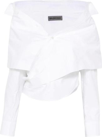 Balenciaga Mujer, Blusas y Camisas, Blanco, Talla: S
