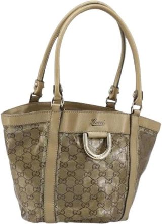 Gucci Pre-owned Handbags, female, Beige, Size: ONE SIZE Pre-owned Vintage Hand Bag
