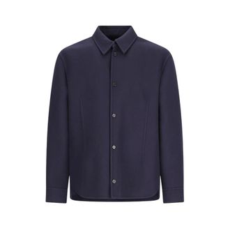 Jil Sander Outer Shirt 45 DB - - Jackets - Uomo - Blu - XL