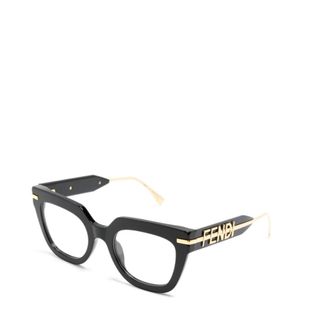 Fendi Fendigraphy Optisch Montuur - Dames - Accessoires - Zwart - Maat: 50 MM