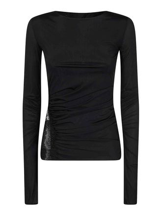 Blumarine Jersey Top With Lace