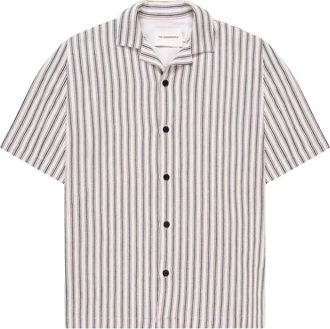 The Goodpeople Sido Short Sleeve Shirt - Heren - Korte mouwen Overhemden - Wit - M - Overhemden