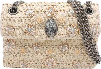 Kurt Geiger Mini Rafia Kensington Shoulder Bag