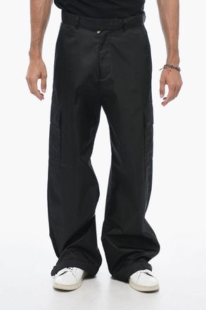 Off-white Pantaloni Cargo con Orlo Elasticizzato Off-White