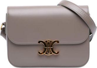 Celine Pre-owned Celine Classique Shiny Calfskin Triomphe Crossbody PR6E4DUZJ7II8U0T