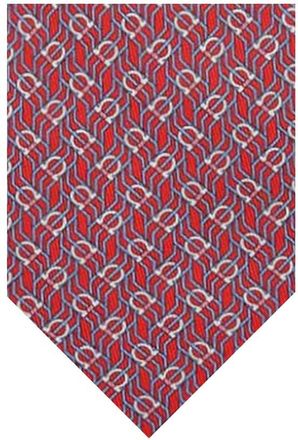 Ferragamo Red Gancini Tie