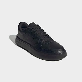 adidas Sneaker ADIDAS SPORTSWEAR LITECOURT, Herren, Gr. 42,5, schwarz (core schwarz, core schwarz, core schwarz), Leder, Synthetik, Schuhe Sneaker