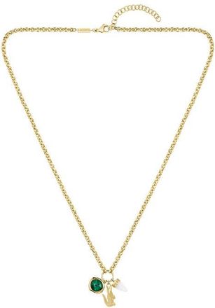 Lacoste Mens Umpire Pendant Necklace in Gold at Nordstrom